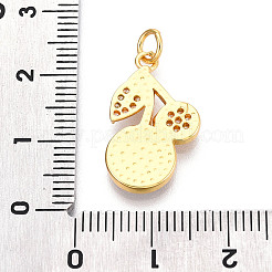 Pendenti in zirconi cubici trasparenti in micro pavè di ottone&nbsp;KK-N268-80G