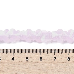 Chapelets de perles en verre imitation jade&nbsp;EGLA-L045-I-A06