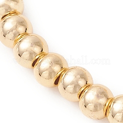 Stretcharmbänder aus Messingperlen für Damen&nbsp;BJEW-JB13460