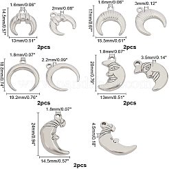 10 pz 5 pendenti in acciaio inossidabile 304&nbsp;STAS-UN0024-67