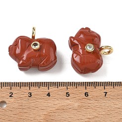 Natürliche geschnitzte Anhänger aus rotem Jaspis&nbsp;GG-CBA105B-03F-G