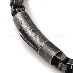 Pulseras de cadena de caja de acero inoxidable quirúrgico 316&nbsp;BJEW-Q349-07B
