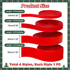 20 Yards 4 Stile Polyester-Samtband&nbsp;SRIB-GA0001-05