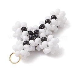 Perlen Kreuz Charms&nbsp;PALLOY-GD00002-02