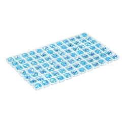 Perline in vetro placcato a colori&nbsp;EGLA-P059-03B-AB06