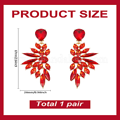 1 paio di orecchini pendenti a forma di ala in resina&nbsp;EJEW-LP0001-23B
