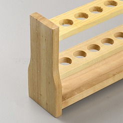 Reagenzglasständer aus Holz&nbsp;AJEW-WH0016-52A