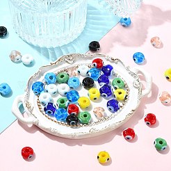 45 stücke 9 farben handgemachte böse auge Bunte Malerei perlen&nbsp;LAMP-CJ0003-11