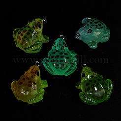 Pendentifs lumineux en résine transparente&nbsp;RESI-F077-01P