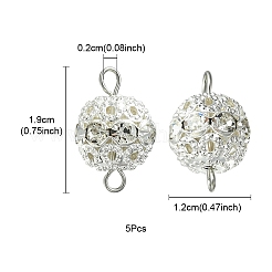 Messing-Kristall-Strass-Anhänger&nbsp;PALLOY-YW0001-42