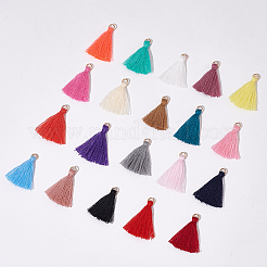 120 Stück Quastenanhänger aus Polyester in zwei Farben.&nbsp;FIND-NB0004-24