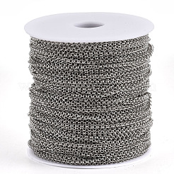 Chaînes rolo en fer recouvert de laiton soudé&nbsp;CH-S125-08A-P