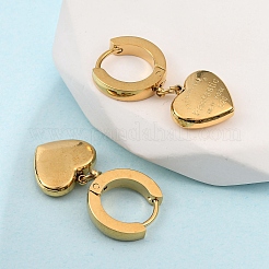 Pendientes de aro de acero inoxidable 304&nbsp;EJEW-F393-18G