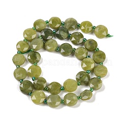 Natürliche chinesische Jade Perlen Stränge&nbsp;G-C116-A70-01