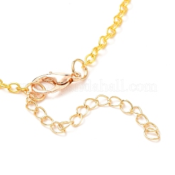 Ensembles de colliers pendentif coeur en alliage de placage de crémaillère&nbsp;NJEW-B081-08A