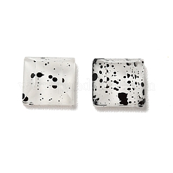 Harz-Cabochons mit Punktmuster&nbsp;LS-MRMJ-G015-01