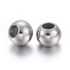 201 Edelstahlperlen&nbsp;STAS-O110-13P-C