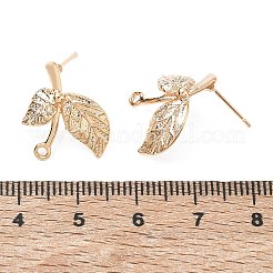 Accessoires de clous d'oreilles en laiton&nbsp;KK-CBA3EDE-02G