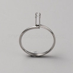 Componenti per anelli in lega di alluminio&nbsp;FIND-WH0111-275A-P