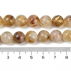 Stränge aus erhitzten natürlichen Citrinperlen&nbsp;G-U026-A04-10mm