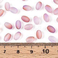 Perles de rocaille en verre dépoli&nbsp;SEED-N008-05C