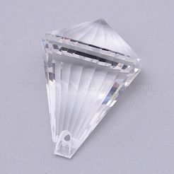 Pendentifs en verre transparent&nbsp;GLAA-WH0022-26