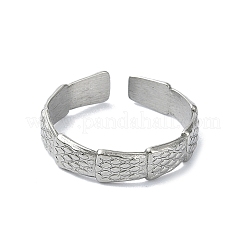 Anelli con polsino in acciaio inossidabile 304 per donna&nbsp;RJEW-M019-15P