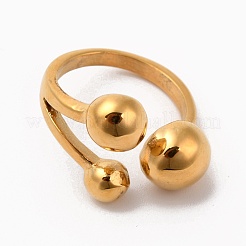 Fingerringe aus Edelstahl 304&nbsp;RJEW-H125-12G-G