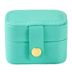 1 Stück rechteckige Aufbewahrungsboxen für Schmuck aus PU-Kunstleder&nbsp;PAAG-TA0001-01C