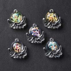 Pendentifs lumineux en résine transparente&nbsp;RESI-K019-05