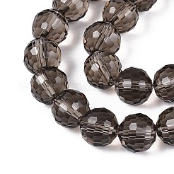 Chapelets de perles en verre transparent&nbsp;GLAA-R095-10mm-36