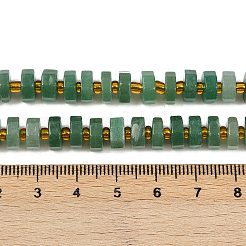 Natürlichen grünen Aventurin Perlen Stränge&nbsp;G-F796-A04-01