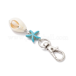 2 ciondolo decorativo in conchiglia di ciprea naturale&nbsp;HJEW-JM03315