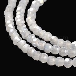 Ständer aus imitierten Jade-Glasperlen&nbsp;EGLA-A035-J3mm-B05