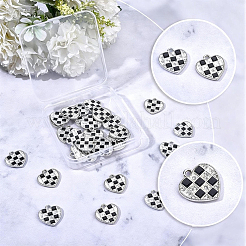 30 Uds colgantes de rhinestone de aleación&nbsp;ENAM-SC0008-21P