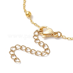 3 pz 3 colori braccialetti a catena ovale piatta in ottone&nbsp;BJEW-JB11602