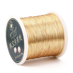 Fil de bijoux en cuivre rond&nbsp;CWIR-N002-01