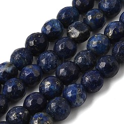 Colliers de perles de lapis-lazuli teintées naturellement&nbsp;LS-G-G059-6mm
