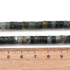 Natur Moos Achat Perlen Stränge&nbsp;G-M420-A14-01