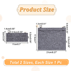 2 pz. 2 inserti per organizer per borse in feltro di lana&nbsp;FIND-WR0007-26A