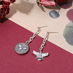 925 boucles d'oreilles asymétriques en argent sterling&nbsp;JE850A
