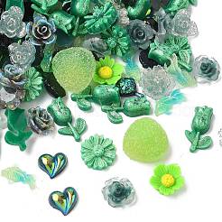 Leuchtende Cabochons aus undurchsichtigem Harz&nbsp;CRES-U006-01H