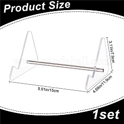 Supports de clavier en acrylique transparent à 1 niveau&nbsp;ODIS-WH0002-31P
