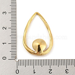 Pendentifs en acier inoxydable 304 micro pavés de zircones cubiques&nbsp;STAS-F299-01G-05