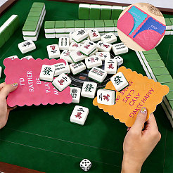 1 custodia per segnapunti mahjong in similpelle PU&nbsp;AJEW-GL0003-41