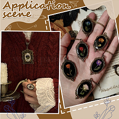 12 stücke 12 stile tibetischen stil zink-legierung anhänger cabochon einstellungen&nbsp;TIBEP-SC0003-48