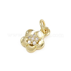 Ottone micro spianare pendenti zirconi&nbsp;KK-D409-46A-G