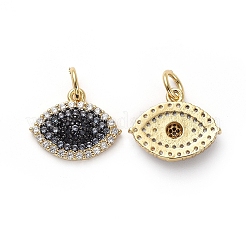 Pendentifs avec zircon cubiques à micro-pavés en laiton&nbsp;KK-I658-59