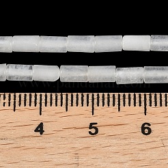 Natürliche weiße Jade perlen Stränge&nbsp;G-P600-B07-01C