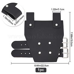 Copertura della lama del pugnale in pelle pu&nbsp;AJEW-WH0291-21B